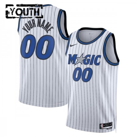 Camiseta Niños NBA Orlando Magic Personalizadas 2025-26 Nike Association Edition Blanco Swingman